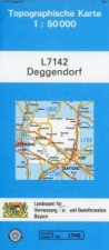 Topographische Karte Bayern Deggendorf