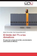 Limite del 7% a Los Donativos