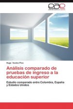 Analisis Comparado de Pruebas de Ingreso a la Educacion Superior