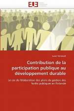 Contribution de la participation publique au developpement durable
