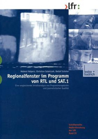 Regionalfenster Im Programm Von RTL Und SAT.1