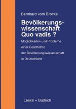 Bev lkerungswissenschaft -- Quo Vadis?