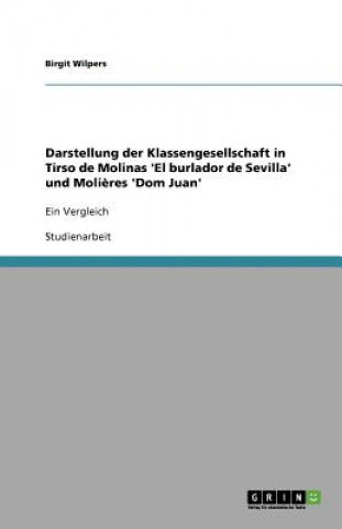 Darstellung der Klassengesellschaft in Tirso de Molinas 'El burlador de Sevilla' und Molieres 'Dom Juan'