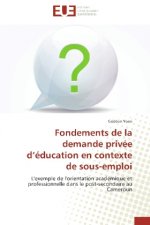 Fondements de la demande privée d éducation en contexte de sous-emploi