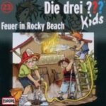 Die drei ???-Kids - Feuer in Rocky Beach, 1 Audio-CD