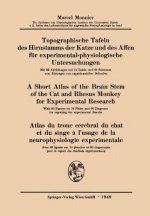 Topographische Tafeln Des Hirnstamms Der Katze Und Des Affen Fur Experimental-Physiologische Untersuchungen / A Short Atlas of the Brain Stem of the C