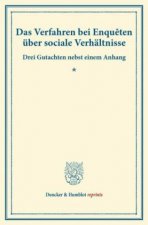 Das Verfahren bei Enqu?ten über sociale Verhältnisse.