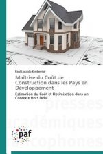Maitrise Du Cout de Construction Dans Les Pays En Developpement