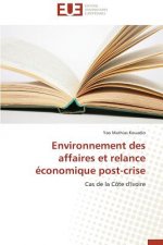 Environnement Des Affaires Et Relance  conomique Post-Crise