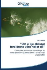 Det Ekje Akkurat Foreldrene Vare Heller Da