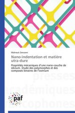 Nano-Indentation Et Matiere Utra-Dure