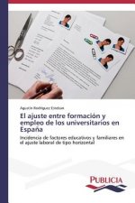 ajuste entre formacion y empleo de los universitarios en Espana