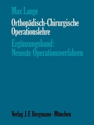 Orthopadisch-Chirurgische Operationslehre