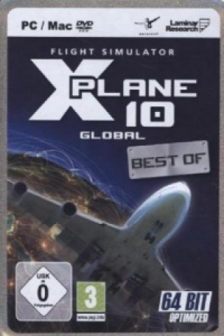 Flight Simulator X-Plane 10 - Global 64Bit Version für MAC+Linux, CD-ROM