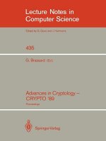 Advances in Cryptology - CRYPTO '89