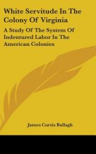 WHITE SERVITUDE IN THE COLONY OF VIRGINI