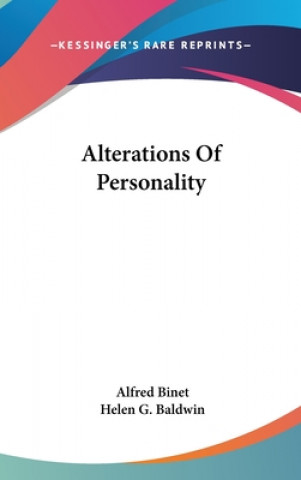 ALTERATIONS OF PERSONALITY