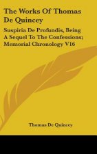 Works Of Thomas De Quincey