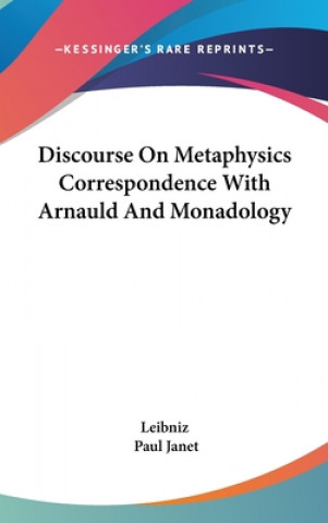 DISCOURSE ON METAPHYSICS CORRESPONDENCE