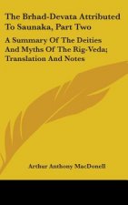 THE BRHAD-DEVATA ATTRIBUTED TO SAUNAKA,