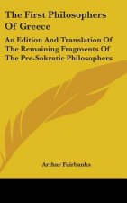 THE FIRST PHILOSOPHERS OF GREECE: AN EDI