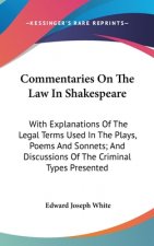 COMMENTARIES ON THE LAW IN SHAKESPEARE: