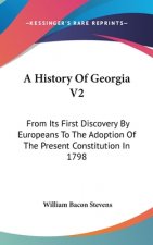 A History Of Georgia V2: From Its First Discovery By Europeans To The Adoption Of The Present Constitution In 1798