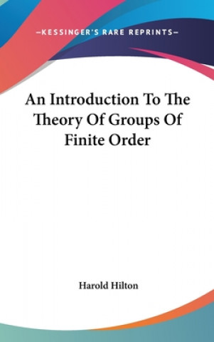AN INTRODUCTION TO THE THEORY OF GROUPS