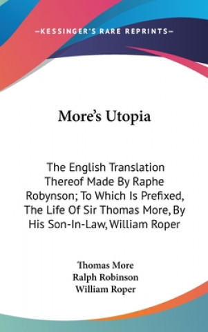 MORE'S UTOPIA: THE ENGLISH TRANSLATION T