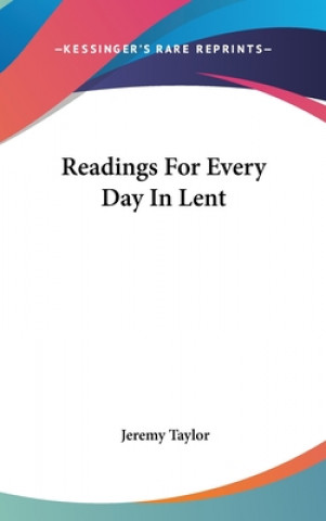 Readings For Every Day In Lent