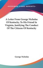 A LETTER FROM GEORGE NICHOLAS OF KENTUCK