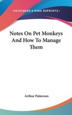 NOTES ON PET MONKEYS AND HOW TO MANAGE T