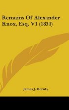 Remains Of Alexander Knox, Esq. V1 (1834)