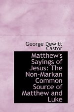 Matthew's Sayings of Jesus