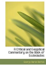 Critical and Exegetical Commentary on the Book of Ecclesiastes