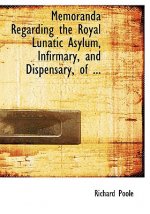 Memoranda Regarding the Royal Lunatic Asylum, Infirmary, and Dispensary, of ...