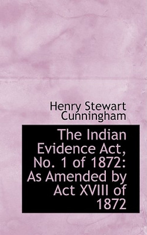 Indian Evidence ACT, No. 1 of 1872