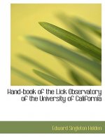 Hand-Book of the Lick Observatory of the University of California