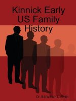 Kinnick Early US Family History