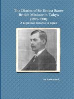 Diaries of Sir Ernest Satow, British Minister in Tokyo (1895-1900)