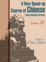 New Speed-Up Course in Chinese (Intermediate Grade)