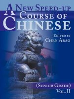New Speed-Up Course of Chinese (Senior Grade)