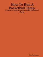 How To Run A Basketball Camp