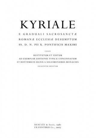 Kyriale Romanum (1961)