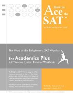 SAT Success System Personal Workbook