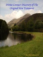 Divine Contact-Discovery of The Original New Testament