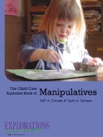 Child Care Alphabet Book of Manipulatives