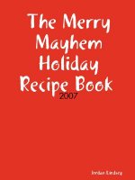 Merry Mayhem Holiday Recipe Book of 2007