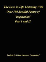 Love in Life Listening with Over 100 Soulful Poetry of 