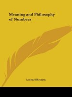 Meaning and Philosophy of Numbers (1932)